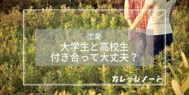 大学生と高校生が付き合う時の注意点 犯罪になる カレッジノート